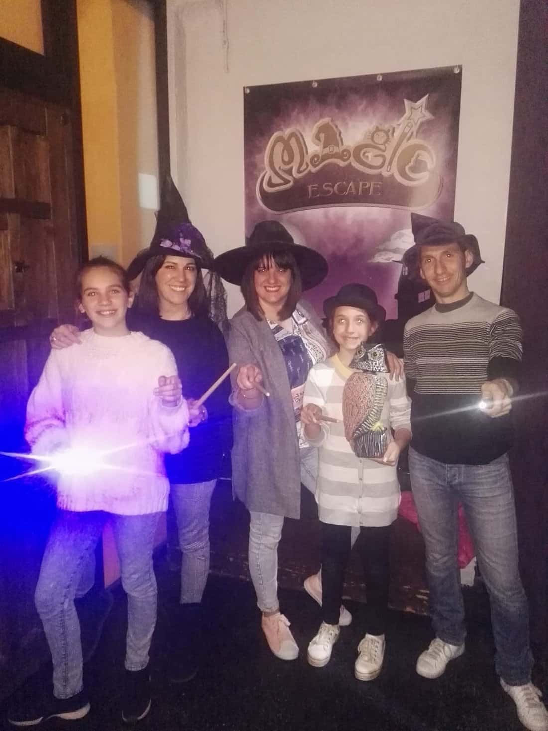 Family escape room to visit with children